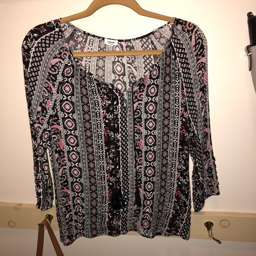 Garage Aztec Design Blouse